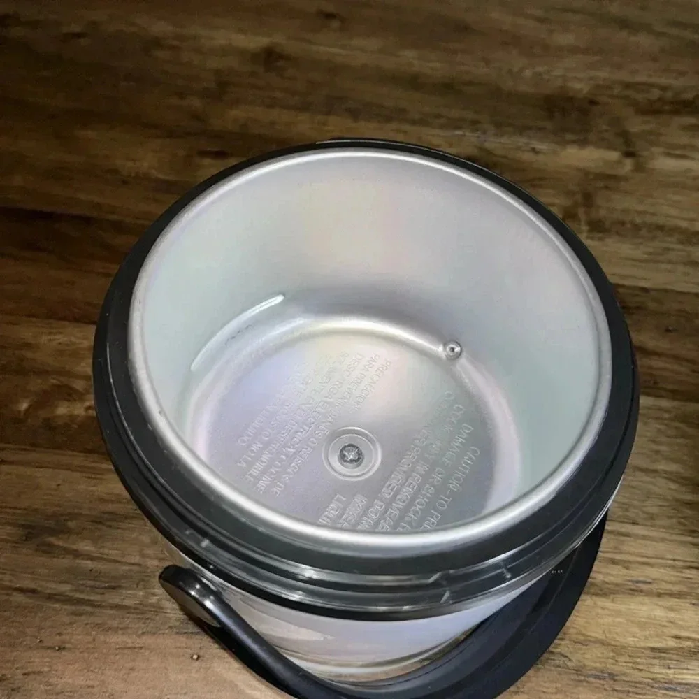 Crockpot Electric Lunch Box, Portable Food Warmer On-the-Go, 20oz Black/White